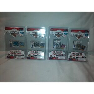 Yugioh World's Smallest Micro Figure Set / Lot 4 Harpie Lady Kuriboh Eyes Dragon